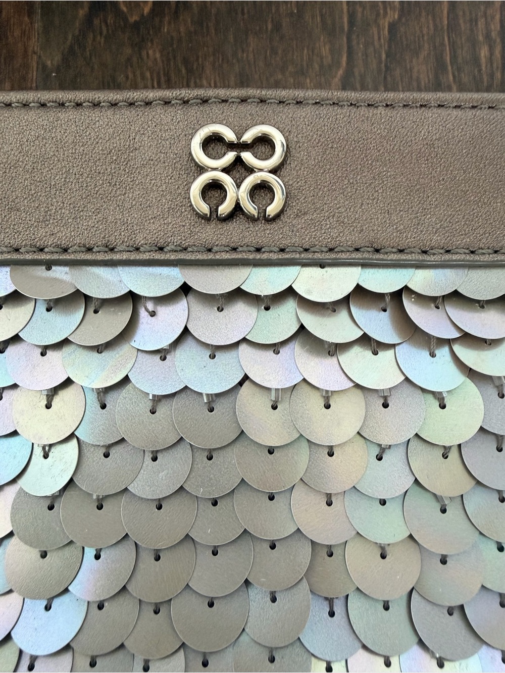 Coach Iridescent Sequin Wristlet Clutch - NWOT - Picture 4 of 8